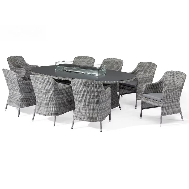 Outdoor Furniture Fire Pit Set - Ensemble de mobilier d'extérieur moderne en