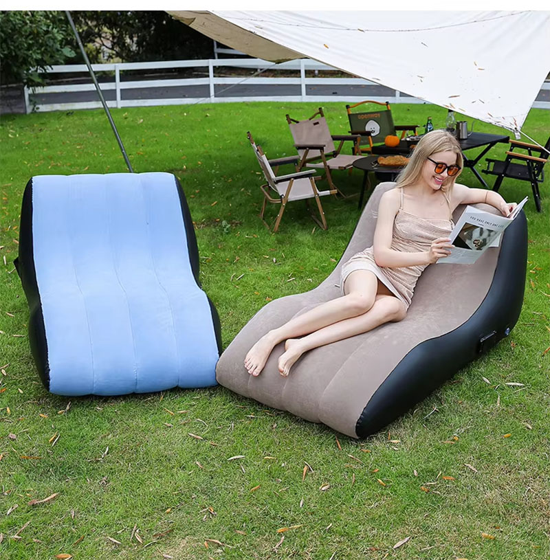 Deck Chair Lounger - Chaise longue gonflable, chaise longue gonflable,
