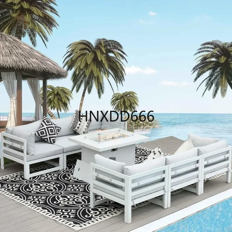 Outdoor Furniture Fire Pit Set - Ensemble de salon de jardin en