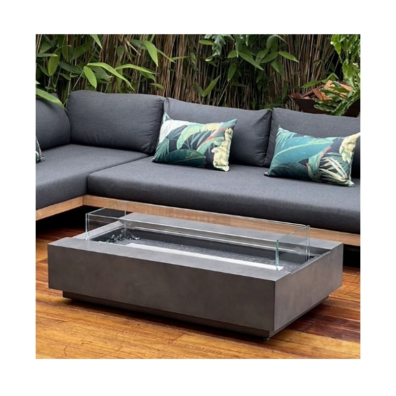 Outdoor Furniture Fire Pit Set - Ensemble de mobilier d'extérieur moderne en