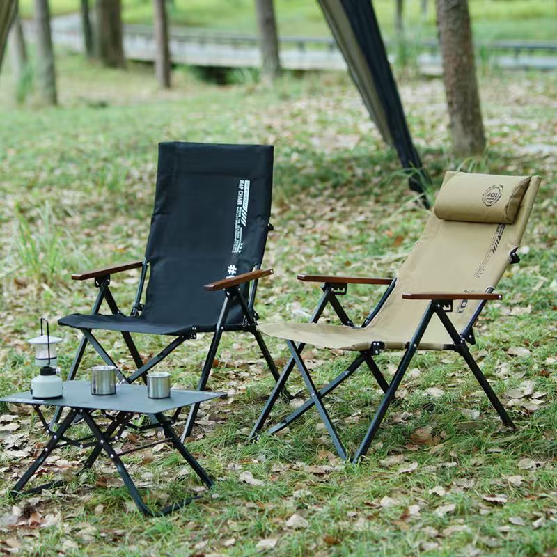 Outdoor Furniture Lounge Chair - Chaise de camping pliante à dossier