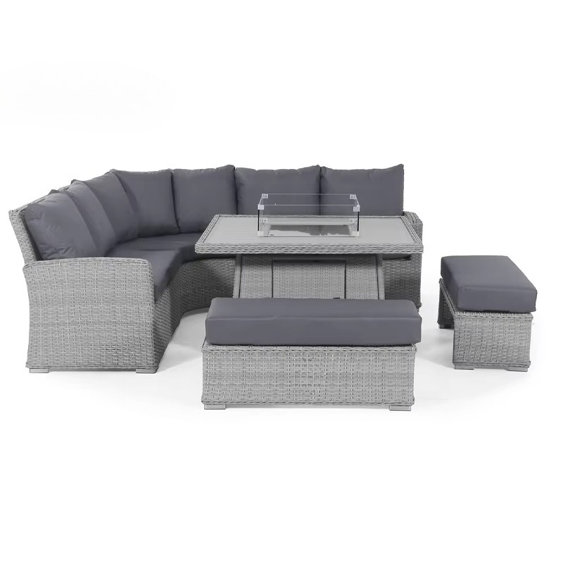 Outdoor Furniture Fire Pit Set - Ensemble de salon de jardin 4