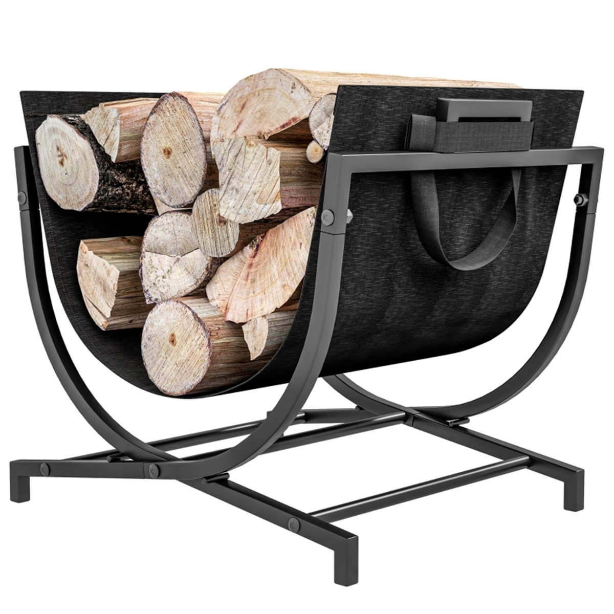 Outdoor Furniture Wood - Support de rangement robuste pour bois