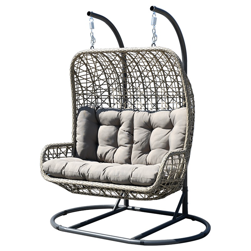 Garden Swing Chair - Chaise suspendue double pour jardin, terrasse,