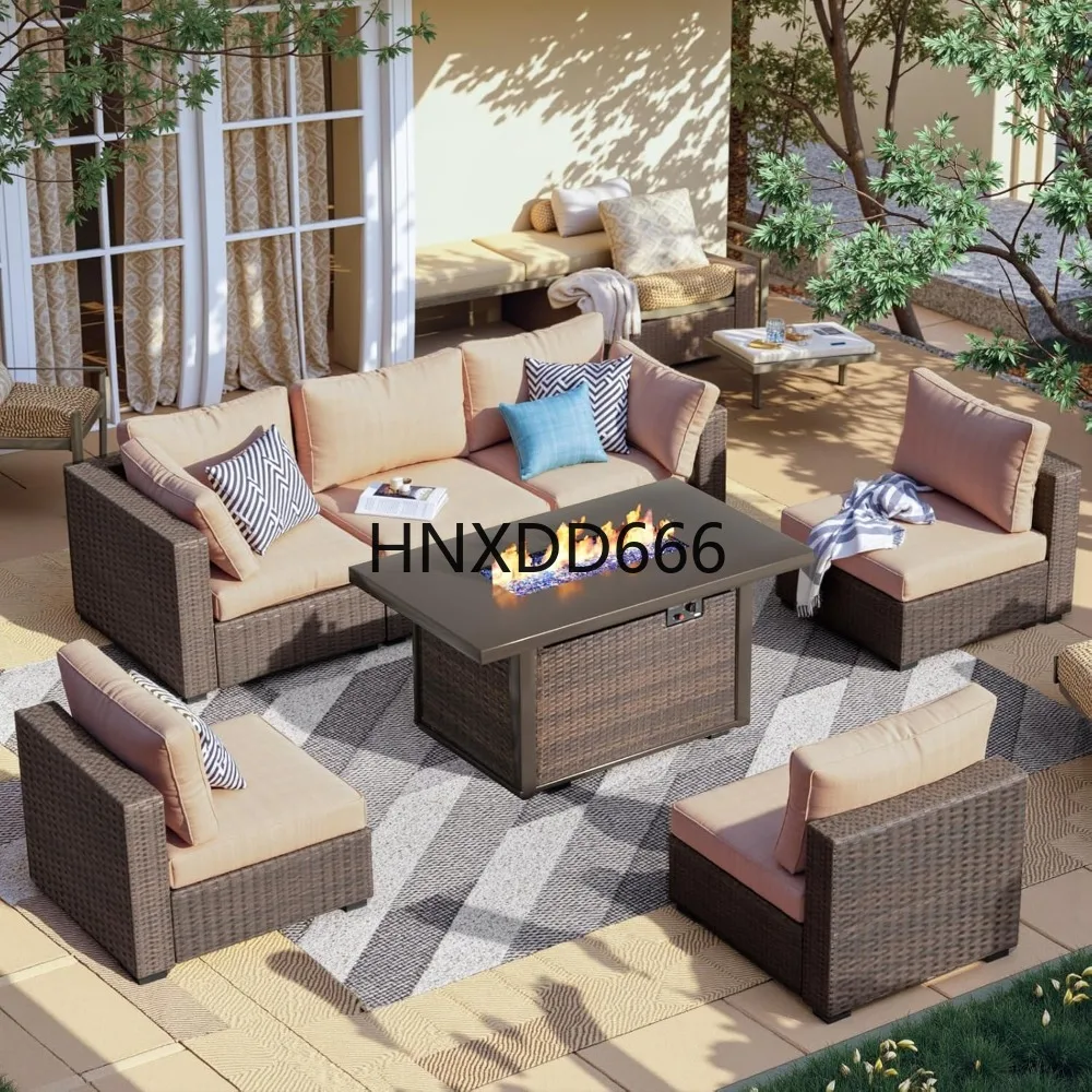 Outdoor Furniture Fire Pit Set - Ensemble de meubles de patio 7