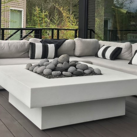 Outdoor Furniture Fire Pit Set - Ensemble de canapés d'extérieur avec table