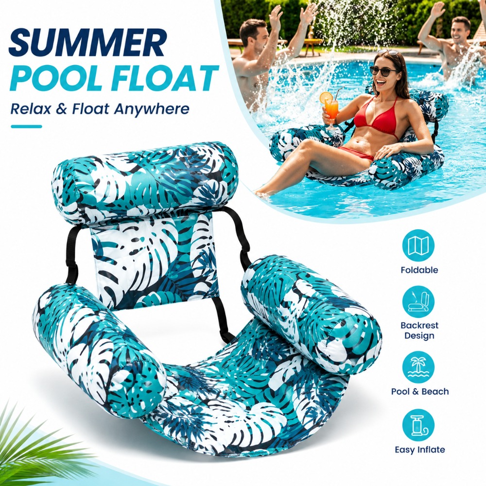 Outdoor Furniture Lounge Chair - Fauteuil gonflable robuste pour piscine, siège