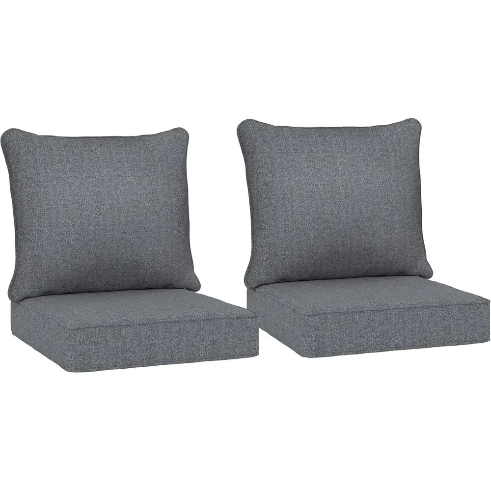 Outdoor Furniture Cushions 24 X 24 - Ensemble de 2 coussins de chaise