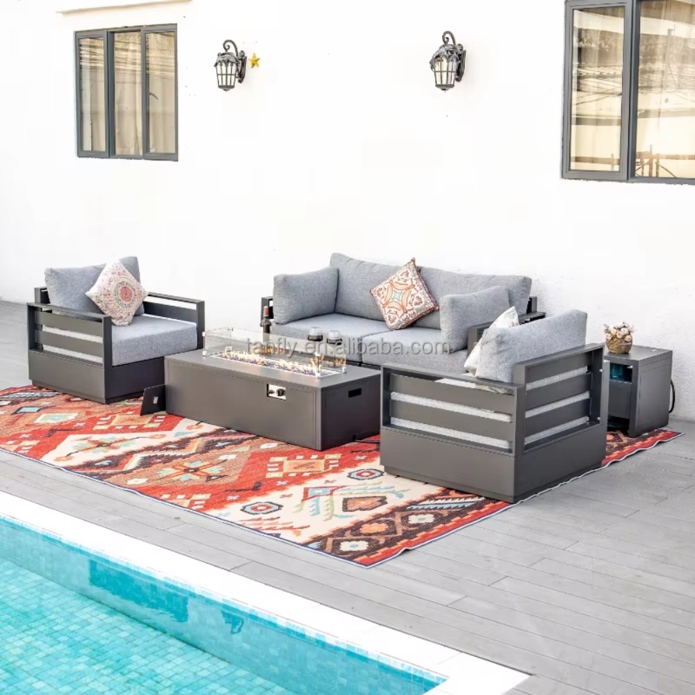 Outdoor Furniture Fire Pit Set - Ensemble de mobilier d'extérieur pour hôtel