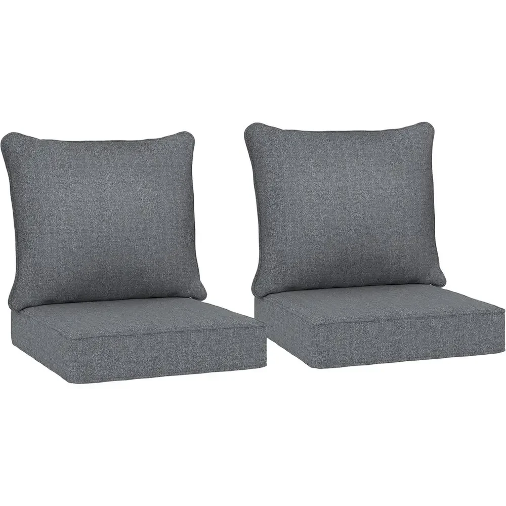 Outdoor Furniture Cushions 24 X 24 - Ensemble de 2 coussins de chaise
