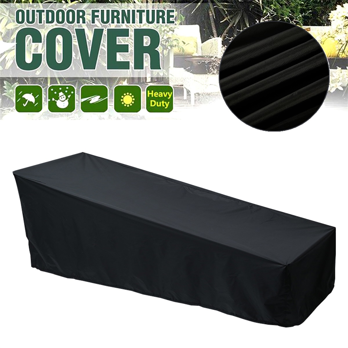 Outdoor Furniture Lounge Chair - Couverture de lit de jardin extérieur,