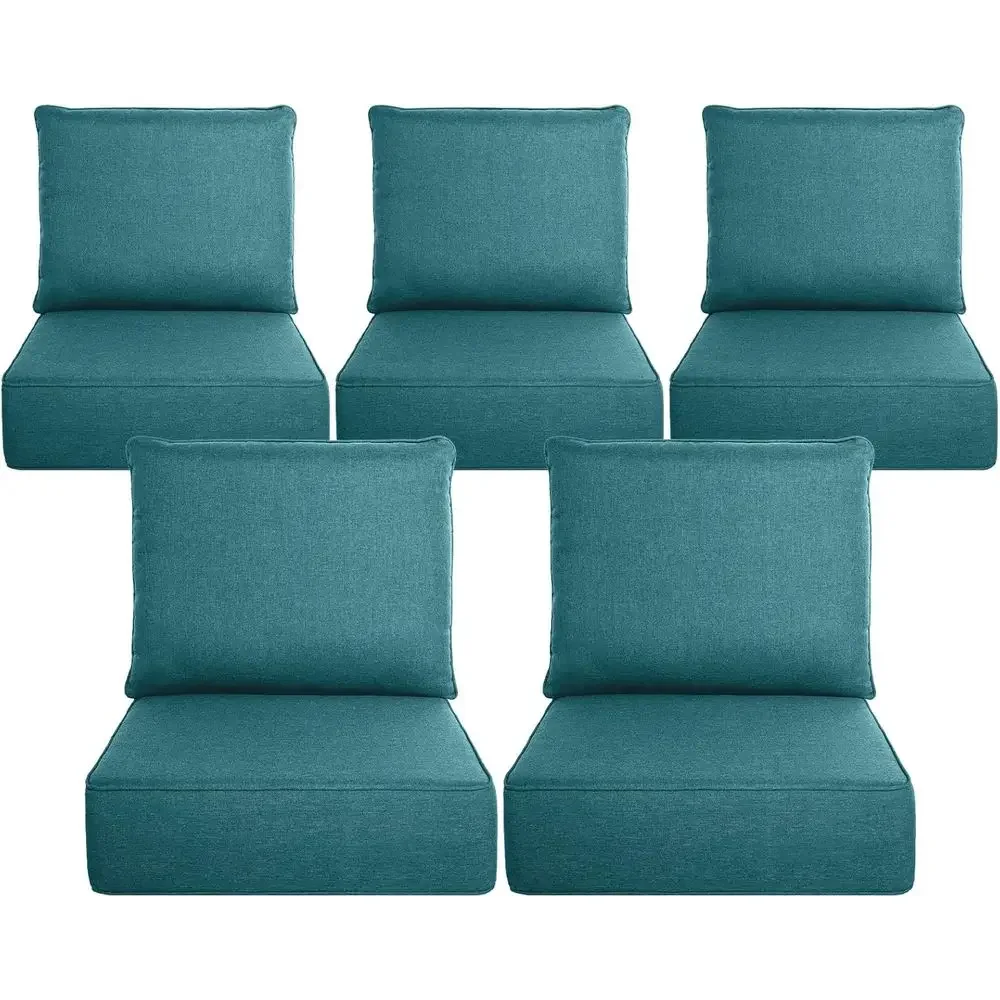 Outdoor Furniture Cushions 24 X 24 - Ensemble de 6 coussins d'extérieur épais