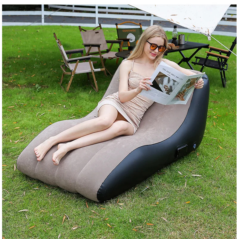 Deck Chair Lounger - Chaise longue gonflable, canapé gonflable de