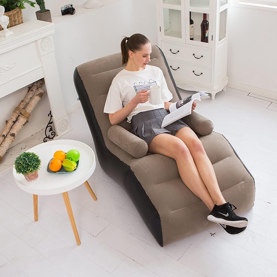 Outdoor Furniture Lounge Chair - Canapé paresseux pliant, chaise longue gonflable,
