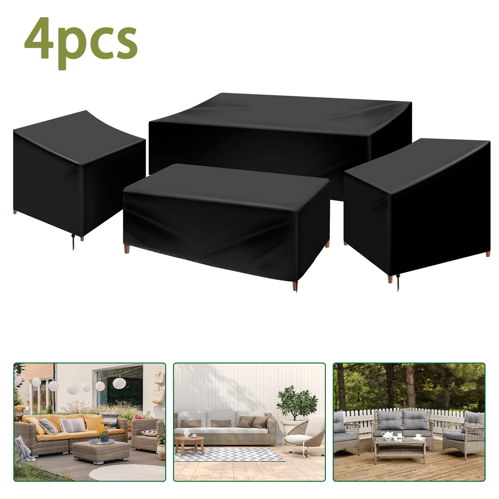 Outdoor Furniture Varnish - Ensemble de housses de meubles imperméables,