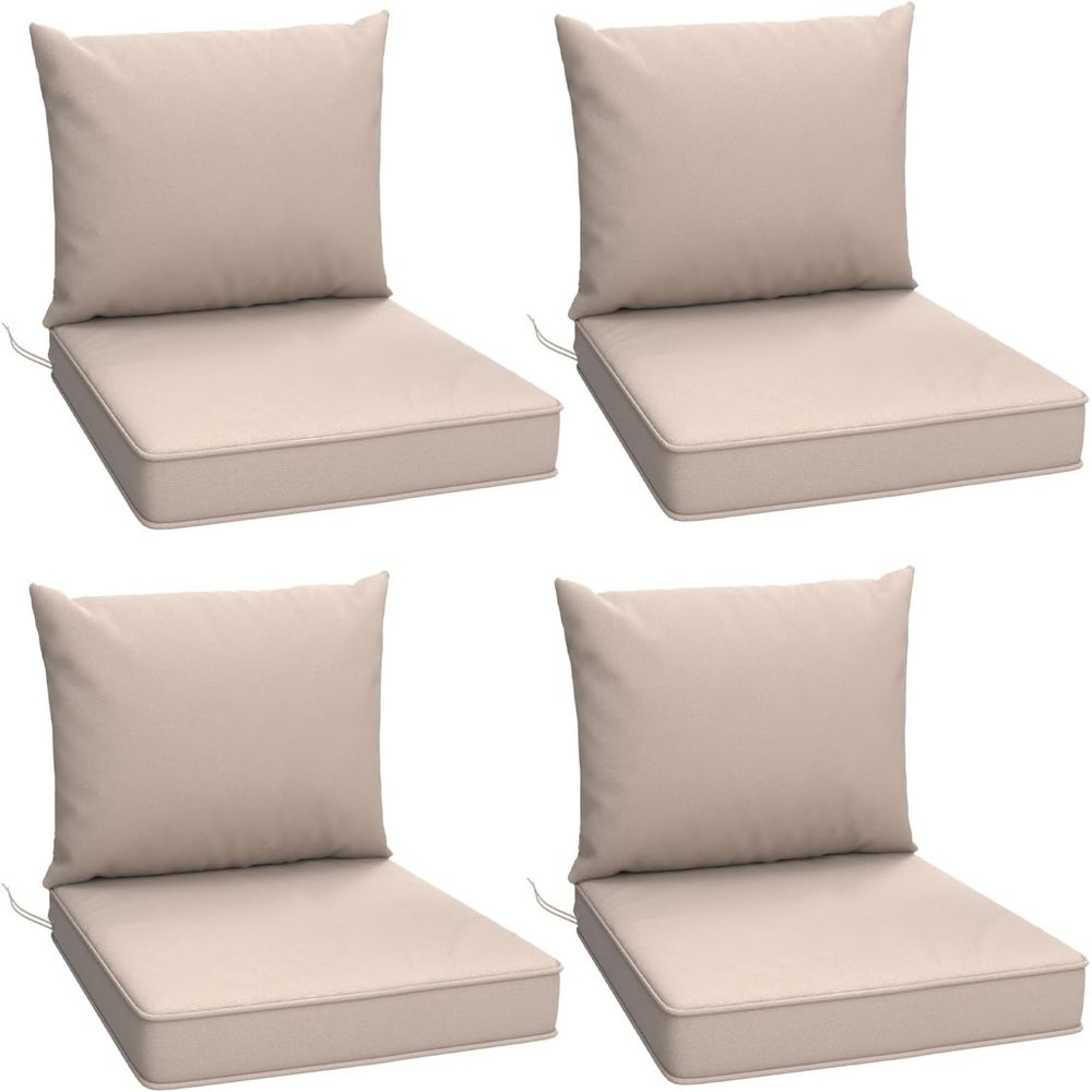 Outdoor Furniture Cushions 24 X 24 - Ensemble de 4 coussins pour chaises