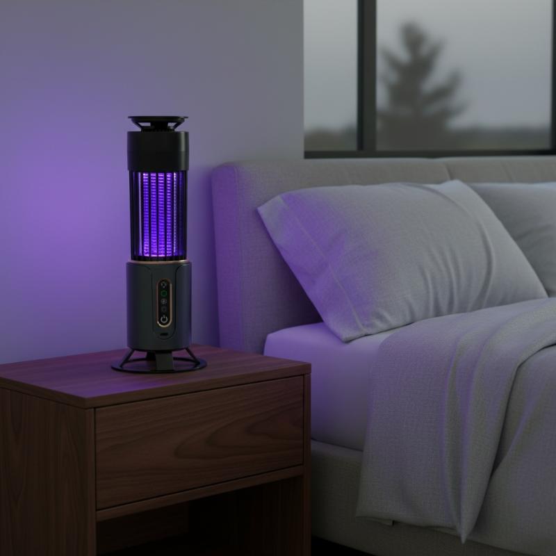 Outdoor Furniture Hay - Lampe anti-moustiques électrique 2-en-1 silencieuse et