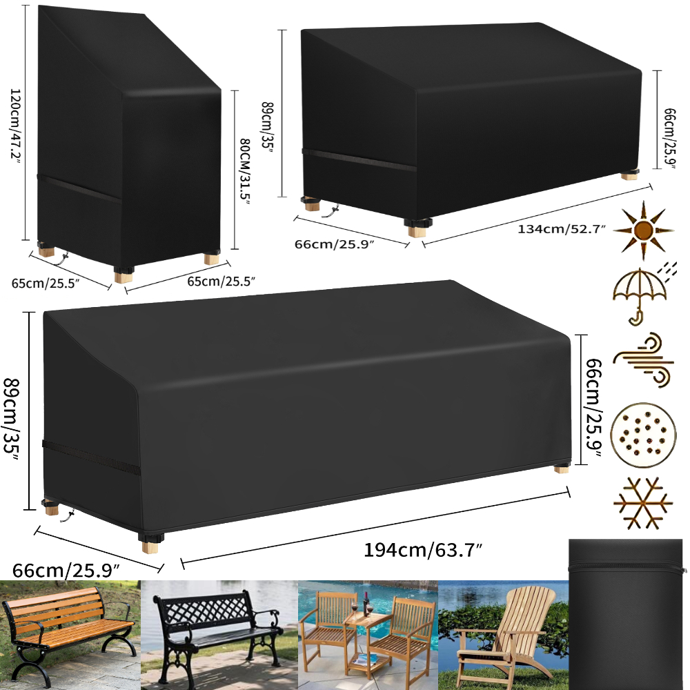 Outdoor Furniture Lounge Chair - Housse de protection imperméable pour chaise