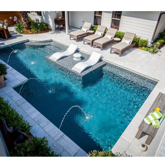 Outdoor Furniture Lounge Chair - Chaises longues de piscine en fibre