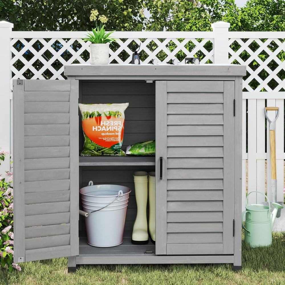 Armoire de rangement extérieur - Outdoor Furniture Wood avis et prix