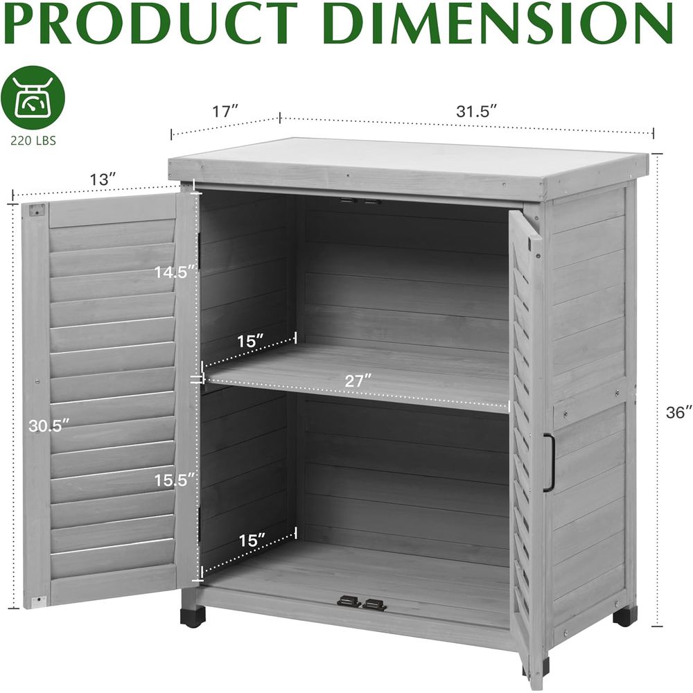 Armoire de rangement extérieur - Outdoor Furniture Wood avis et prix