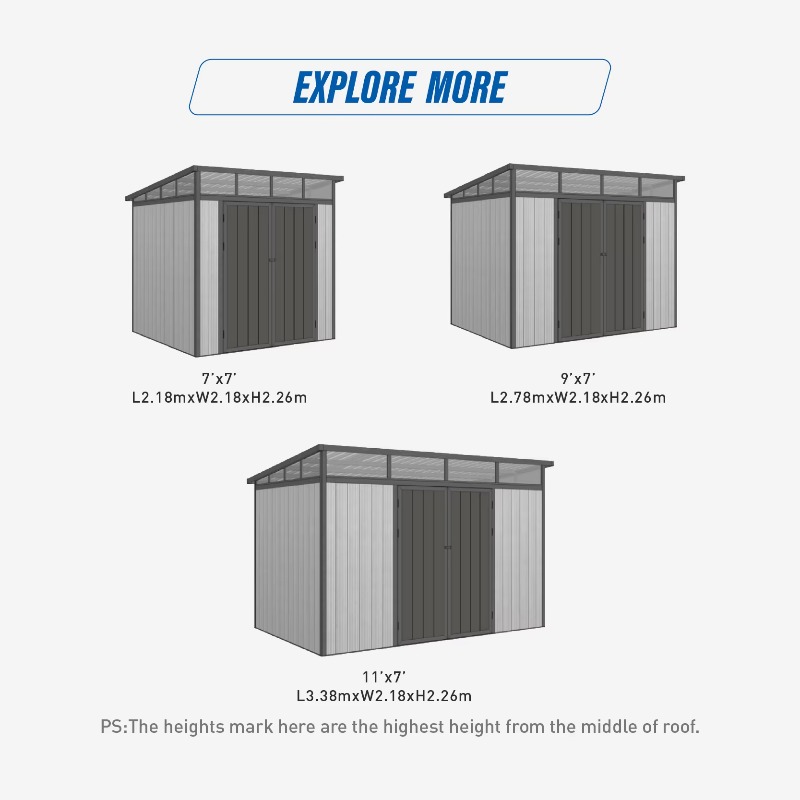 D2833 3M*3M Abri de rangement  - Outdoor Furniture Waterproof avis et prix