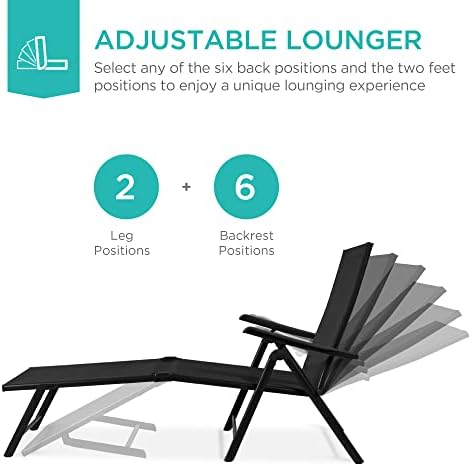 Ensemble de 2 chaises longues  - Deck Chair Lounger avis et prix