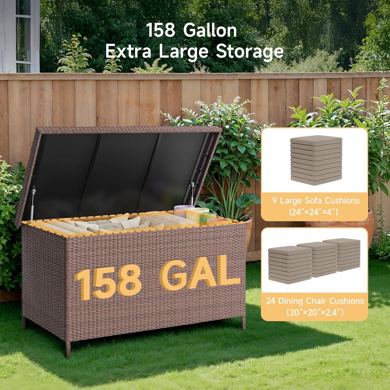 Bac de rangement XL en résine  - Outdoor Furniture Xl avis et prix