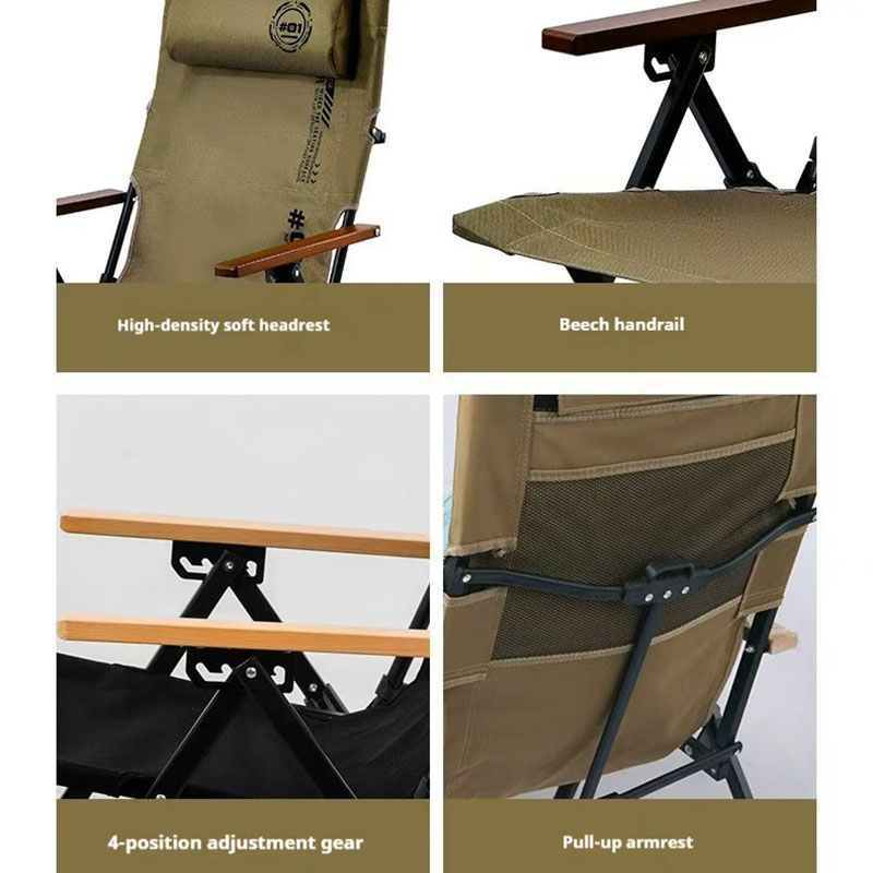 Chaise de camping pliante à do - Outdoor Furniture Lounge Chair avis et prix