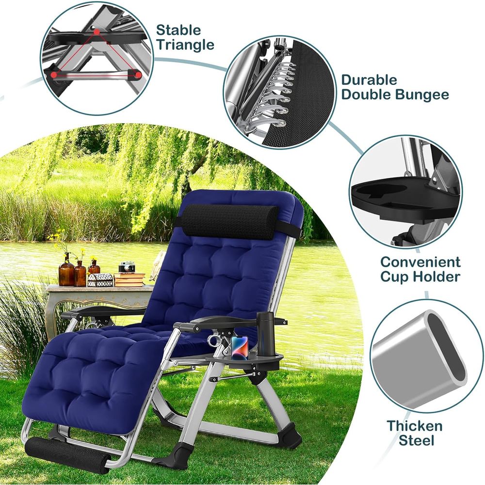 Chaise zéro gravité élargie 29 - Outdoor Furniture Xl avis et prix