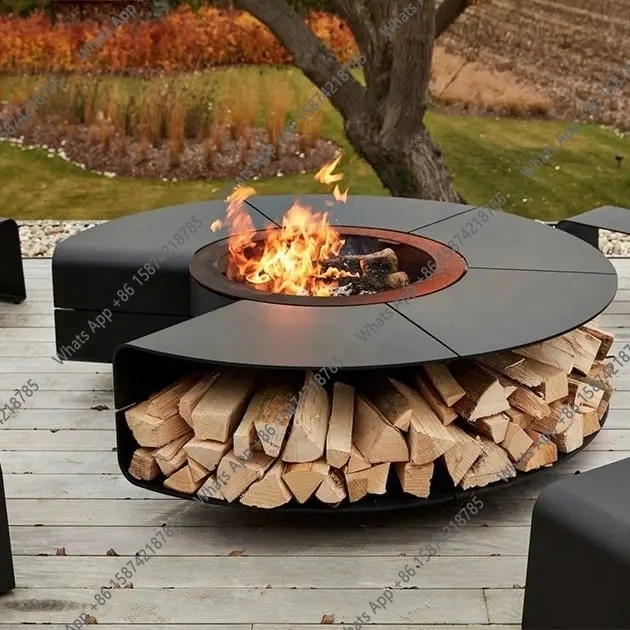 Table de foyer extérieur sans  - Outdoor Furniture Fire Pit Set avis et prix