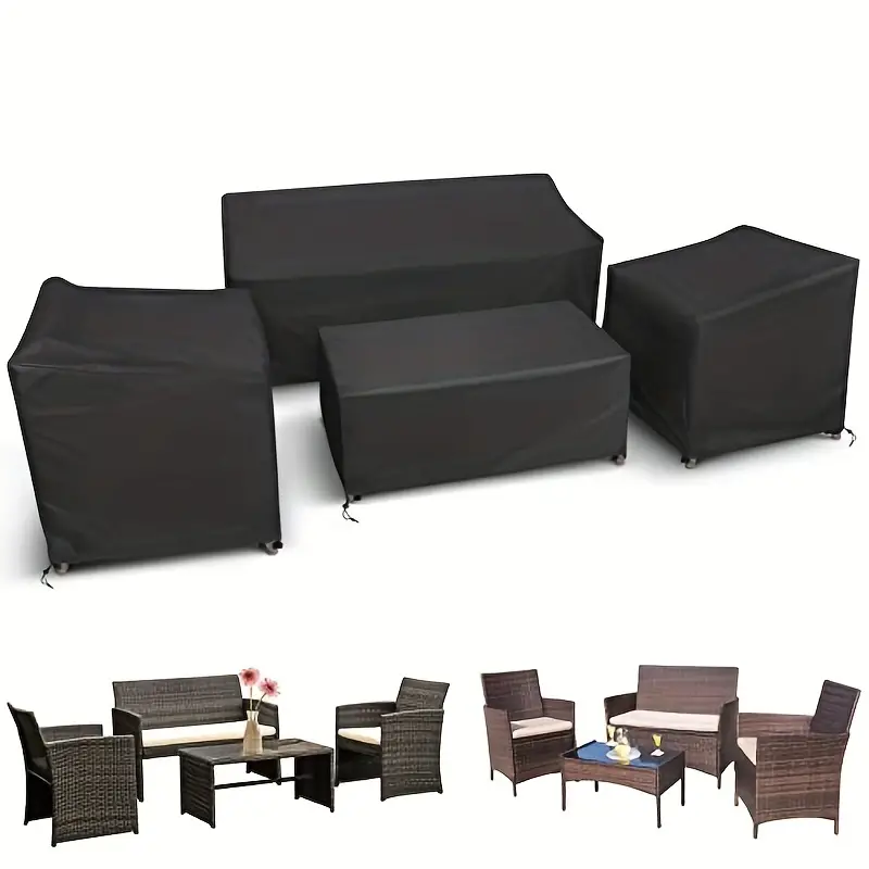 4 pièces/ensemble housses de m - Outdoor Furniture Varnish avis et prix