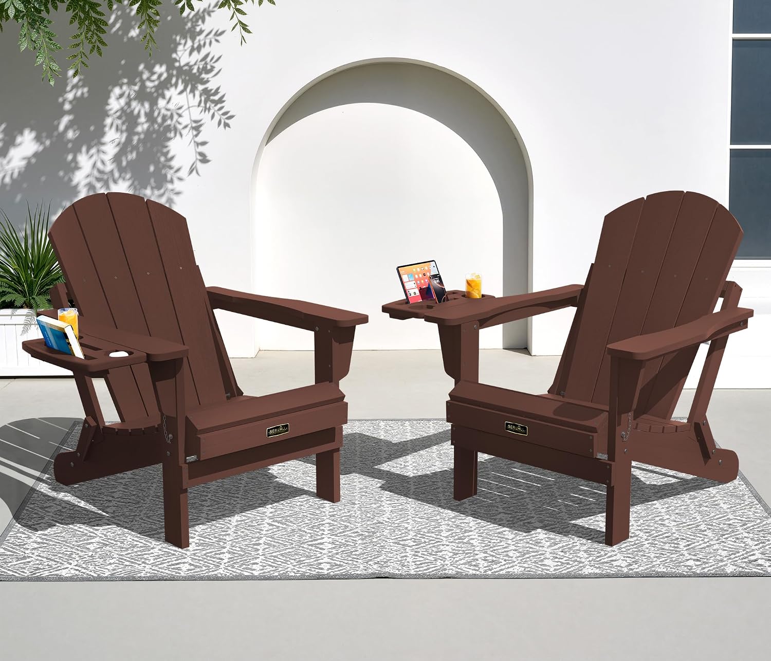 Ensemble de 2 chaises Adironda - Outdoor Furniture Fire Pit Set avis et prix