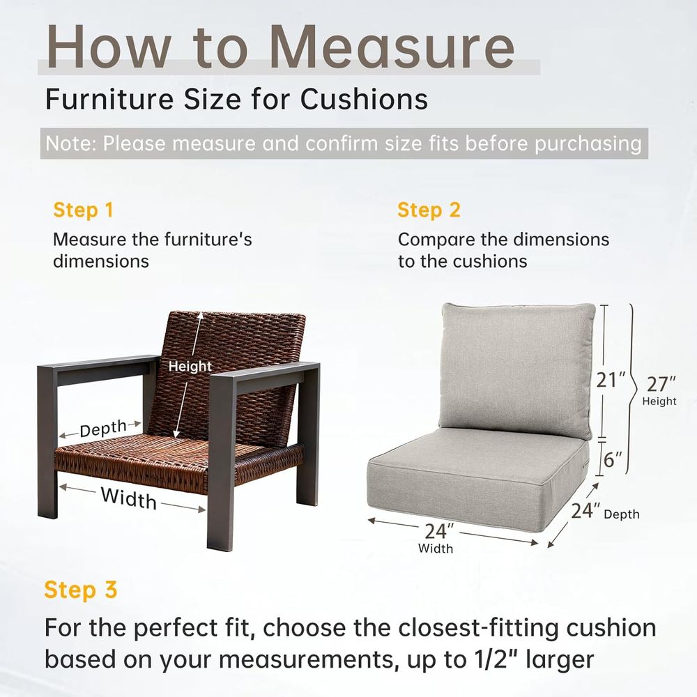 Ensemble de 6 coussins d'extér - Outdoor Furniture Cushions 24 X 24 avis et prix
