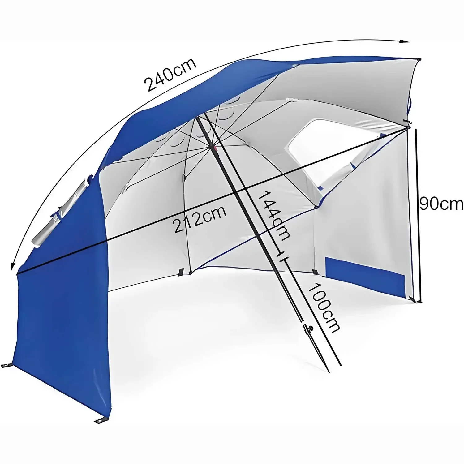 Parasol de sport de 2 mètres,  - Outdoor Furniture Xl avis et prix