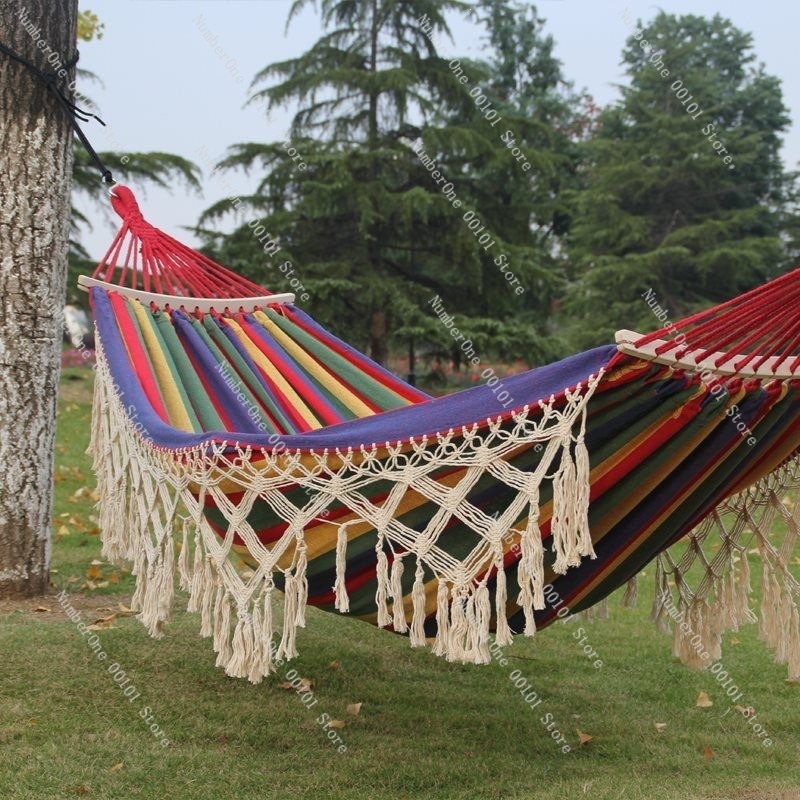 Hamac double en toile avec pom - Garden Swing Chair avis et prix