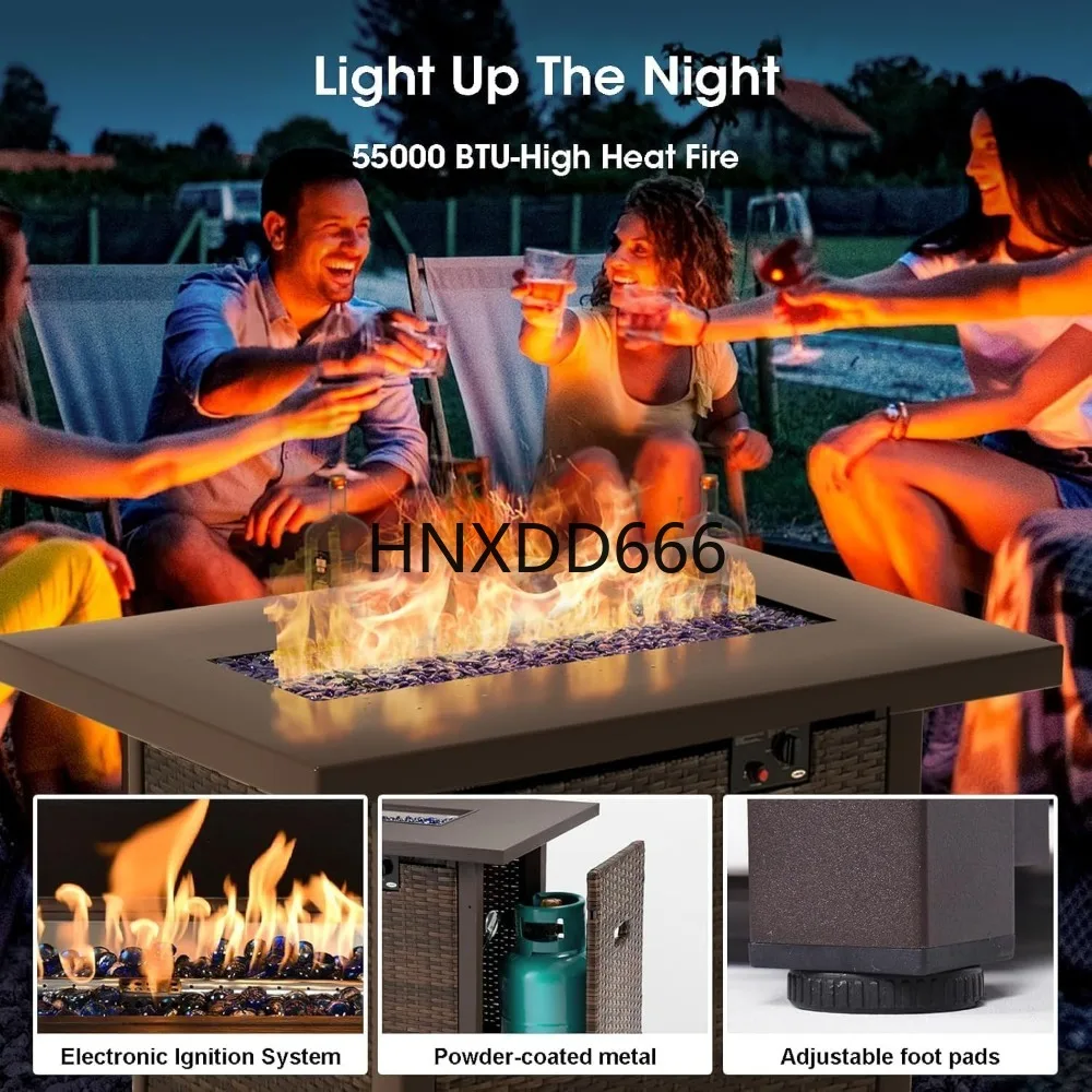 Ensemble de meubles de patio 7 - Outdoor Furniture Fire Pit Set avis et prix