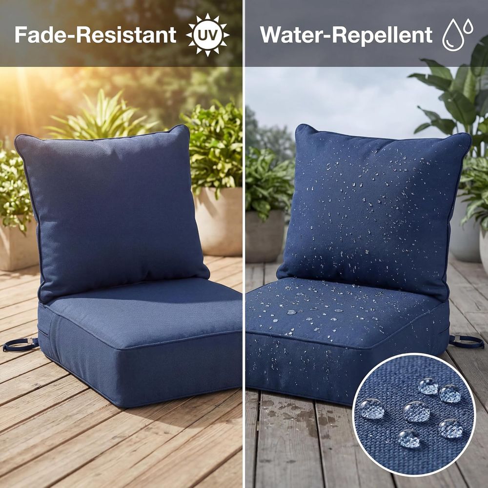 6 coussins épais pour chaises  - Outdoor Furniture Cushions 24 X 24 avis et prix