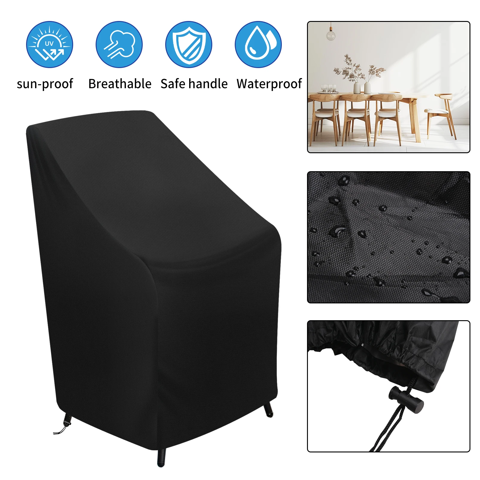 Housse de chaise empilable de  - Outdoor Furniture Varnish avis et prix