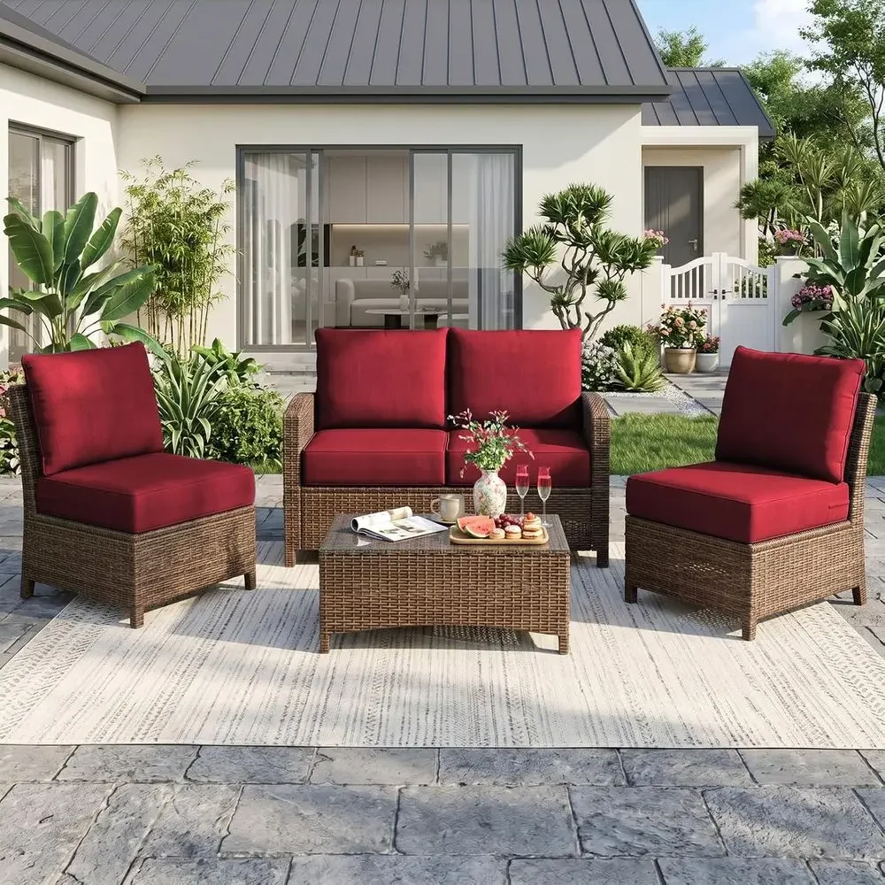 Ensemble de coussins de siège  - Outdoor Furniture Cushions 24 X 24 avis et prix