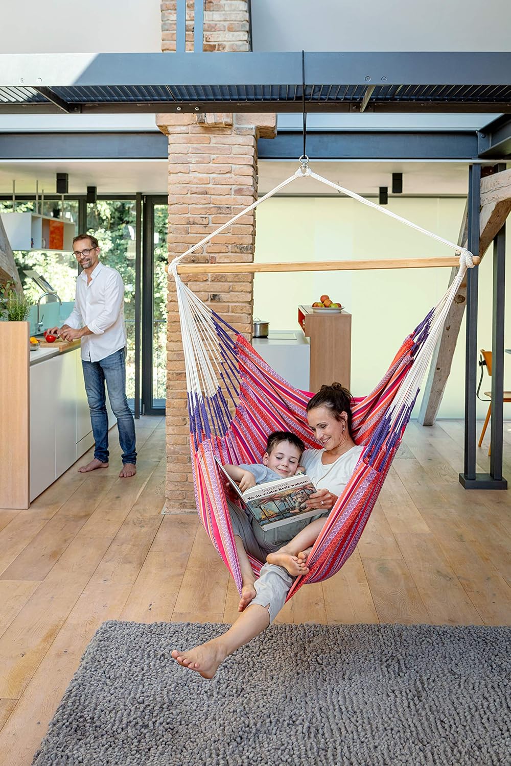 Hamac suspendu XL en coton pou - Outdoor Furniture Xl avis et prix