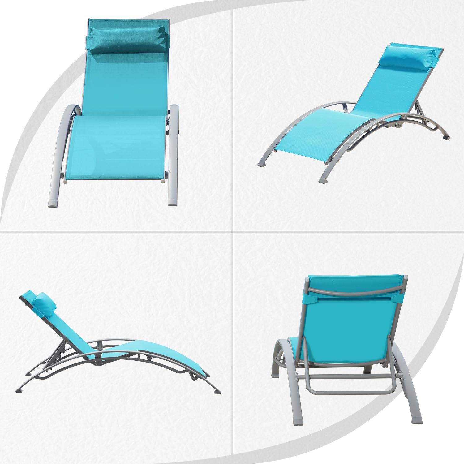 Ensemble de chaises longues d' - Deck Chair Lounger avis et prix