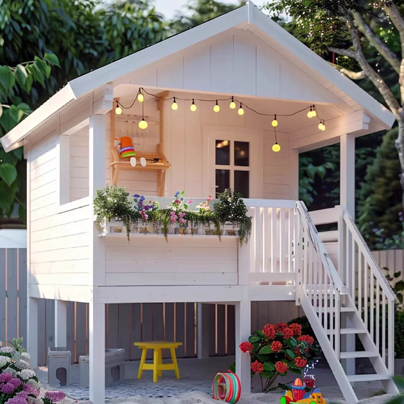 Maison de jeu de maternelle, a - Outdoor Furniture Wood avis et prix