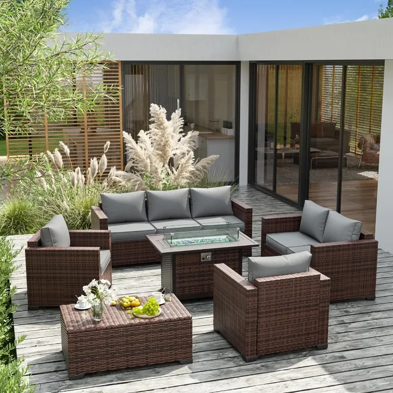 Un ensemble de meubles avec ta - Outdoor Furniture Fire Pit Set avis et prix