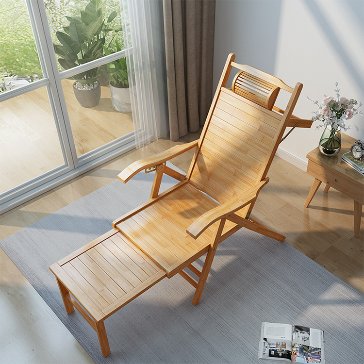 Chaise longue pliante en bambo - Outdoor Furniture Lounge Chair avis et prix