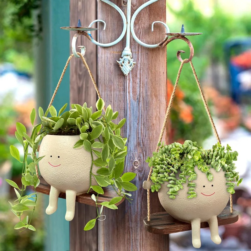 Pot de fleurs créatif en forme - Garden Swing Chair avis et prix