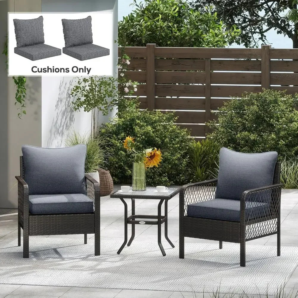 Ensemble de 2 coussins de chai - Outdoor Furniture Cushions 24 X 24 avis et prix