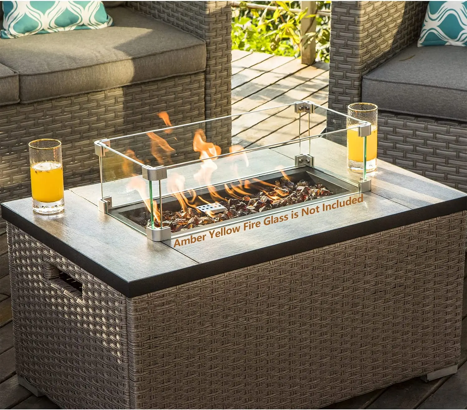 -Mobile d'extérieur canapé sec - Outdoor Furniture Fire Pit Set avis et prix