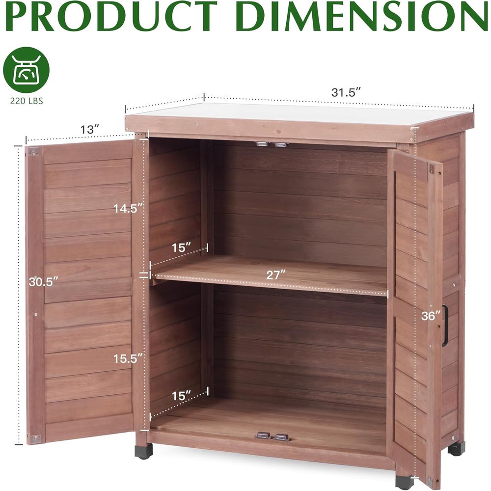Armoire de rangement extérieur - Outdoor Furniture Wood avis et prix