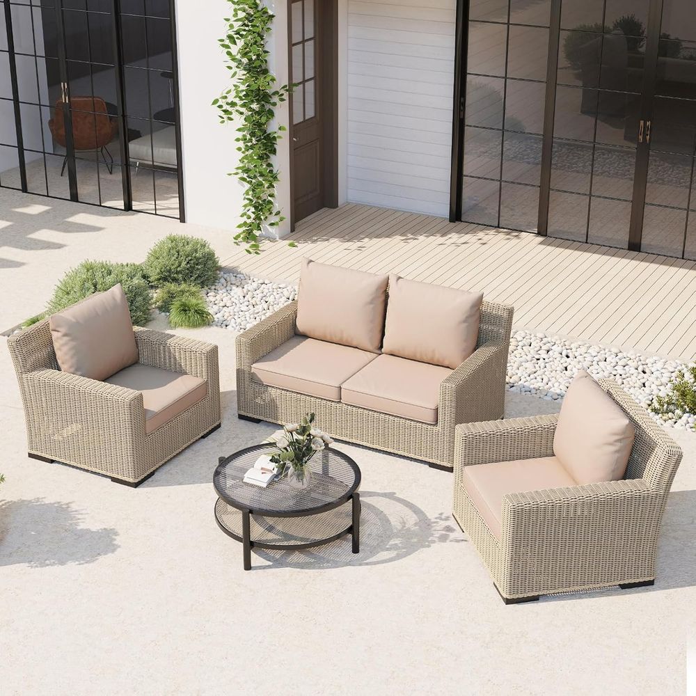 Ensemble de 4 coussins pour ch - Outdoor Furniture Cushions 24 X 24 avis et prix
